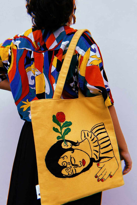 The Poet 01 Tote Bag by Shehzil Malik